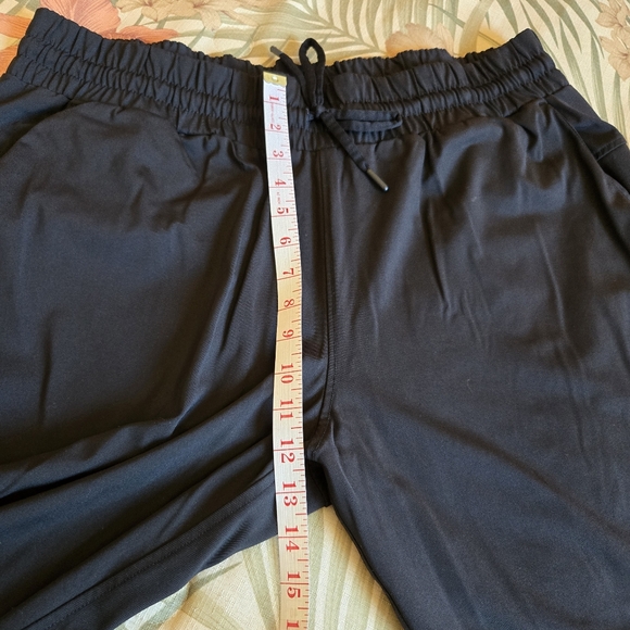 3/$25 Members Mark Travel Jogger Pants Drawstring Pockets XXL Black Comfortable - Picture 6 of 9
